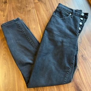 Lucky Brand High Rise Skinny Black Jeans (Like New)